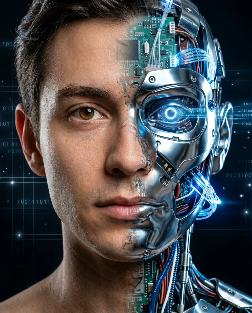 AI Humanoid Fusion Portrait