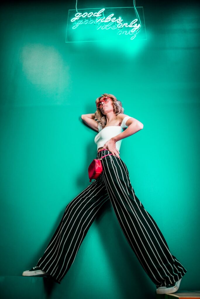B&W Fashion Model Editorial
